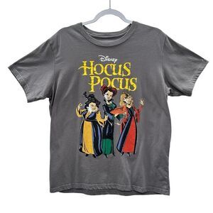 Disney Hocus Pocus Crewneck T-Shirt XL Sanders Sisters Graphic Short Sleeve